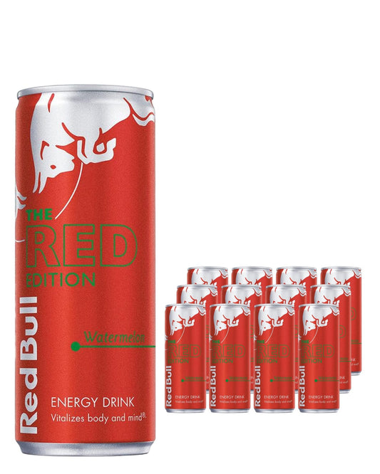 Red Bull Energy Drink Watermelon Edition Multipack, 24 x 250 ml